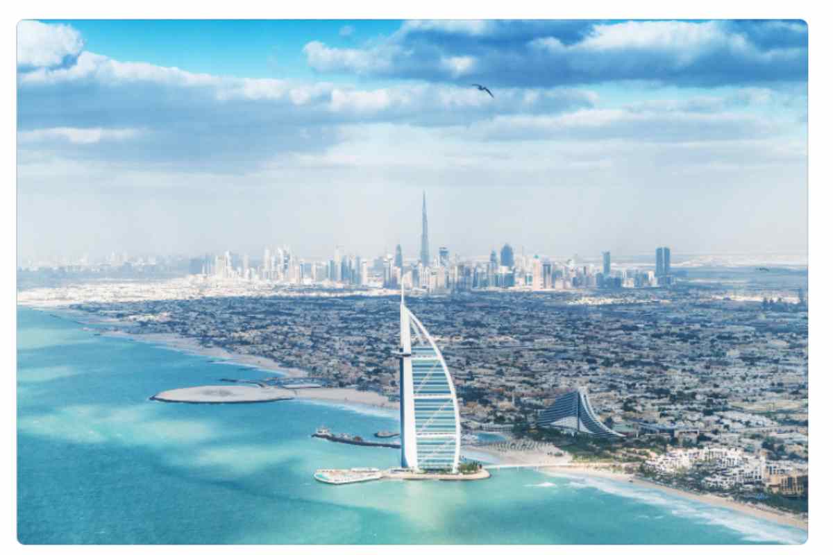 Un residence di lusso nella città di Dubai