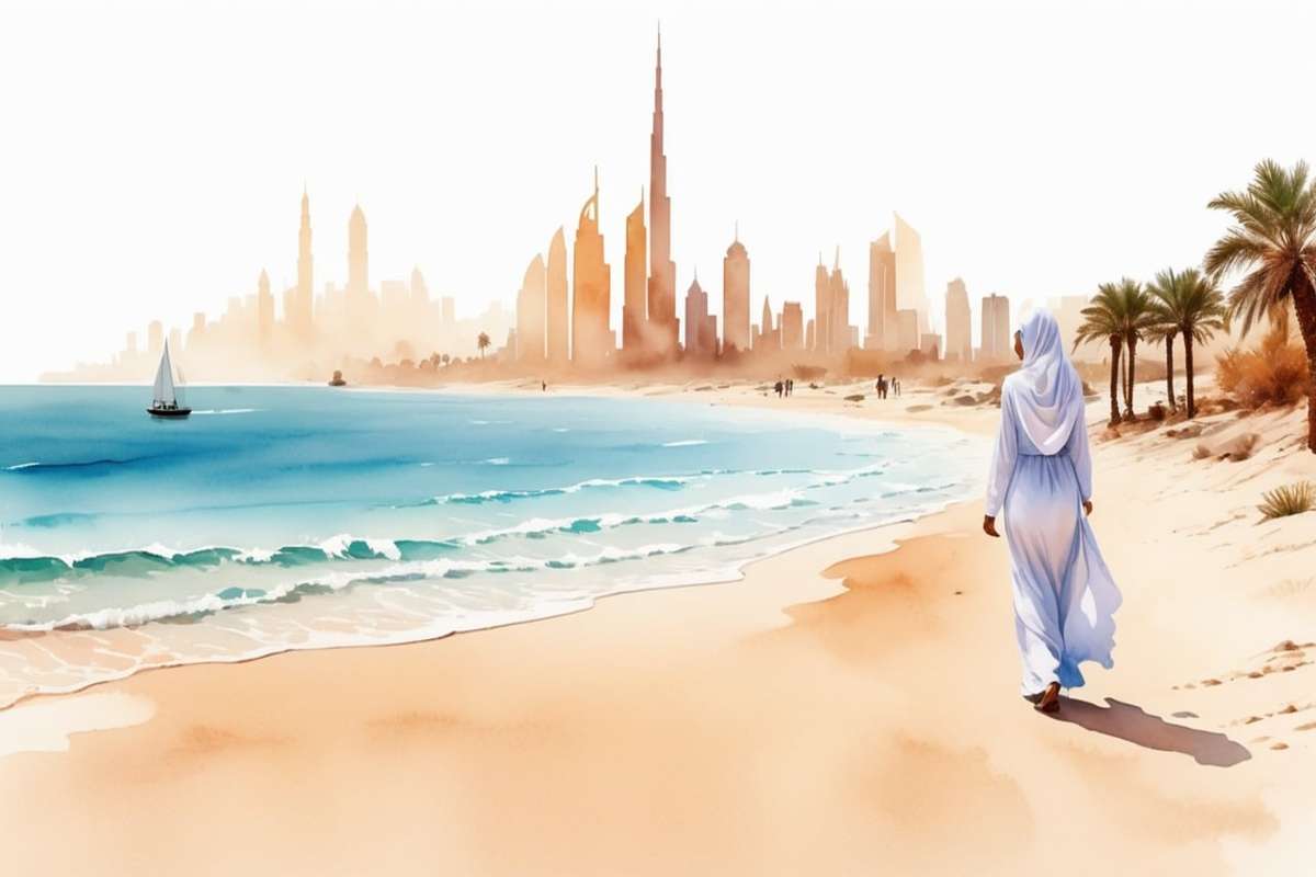 Dubai e spiaggia vicina